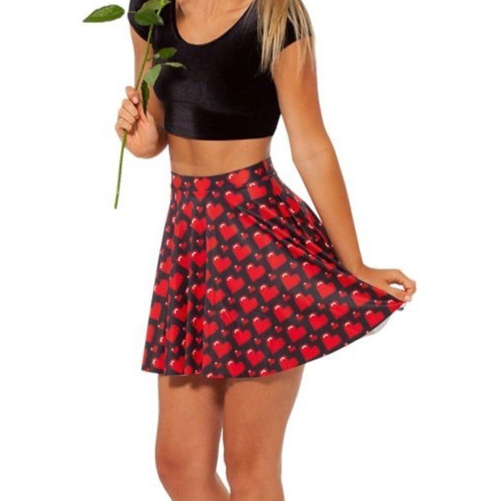 Blackmilk heart Skirt